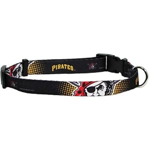 Hunter MFG Pittsburgh Pirates Dog Collar, Large