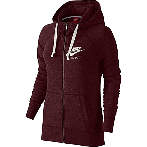 ナイキ アウター パーカ＆スウェット Nike Women's Gym Vintage Full Zip Hoodie Night Maro [並行輸入品]