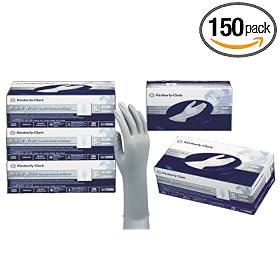 Kimberly Clark Powder-Free Nitrile Exam Gloves, Medium 150 ea