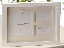 Pack of 4 Religious "God Bless You" Shadow Box 3.5" x 3.75" Picture Frames