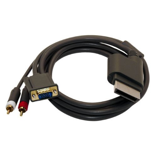 New HDTV AV & Monitor VGA Cable for Xbox 360