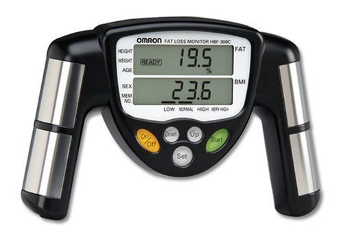 Omron HBF-306CN Fat Loss Monitor, Black