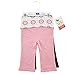 Yoga Sprout Baby-Girls Yoga Pants (Pack of 2), Ornamental, 12-18 Months