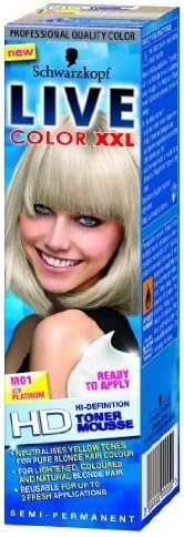LIVE Color XXL M02 Champagne Blonde HD Toner Mousse by Henke Beauty Care