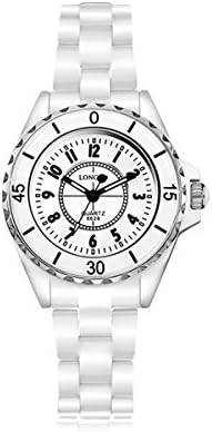 Ceramic Watch Fashion Rose Gold Watch Women Watches Rhinestone Quartz Watch Lady Hour