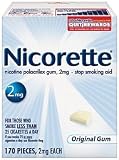 Nicorette 2mg 170 gum original