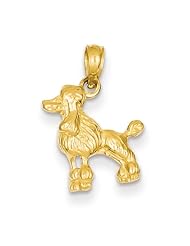 14k Poodle Dog Pendant