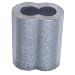 Loos Cableware SL1-12 5 Piece Aluminum Duplex Oval Crimping Sleeve Set for 3/8" Diameter Wire Rope