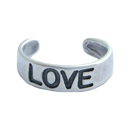 Love Sterling Silver Hawaiian Toe Ring From Hawaii