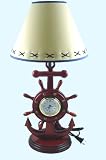 Nautical Theme Clock Lamp