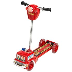 Fire Engine Scooter with Lights and Sounds