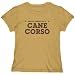 T-Shirt Woman Sand  Proud Parent Of Cane Corso  Dog