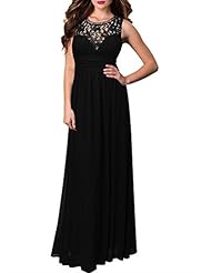 Chiffon/Polyester Lace Pleated  Sleeveless Scoop Neck  Ball Gown Evening Dress/Bridesmaid Dress/Wedding Dress 