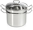 Gourmet Standard Stainless Steel Colander / Pasta Pot Set -PP11026