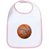 Baby Bib Petal Pink Basketball Equals Life