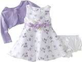 Youngland Baby-Girls Infant Embroidery Sleeveless Dressy Dress