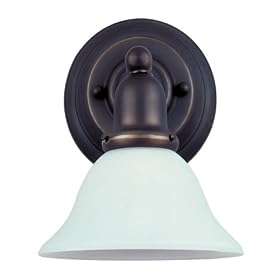 Sea Gull Lighting 44060-782 Sussex Collection One-Light Wall Sconce, Heirloom Bronze... by Sea Gull Lighting
