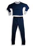High Sierra - Boys 2-Piece Long Sleeved Pajama Set, Navy, Grey