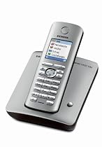 Siemens Gigaset S450 SIM schnurloses DECT-Komfort-Telefon mit SIM-Kartenleser, titanium