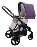Bebecar Ip-op Convertible Pushchair Black Chassis (Blueberry)