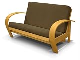 So4mat - Curve 2 - Seater - Suedette Brown Outdoor Living