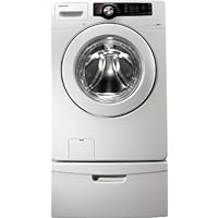 Samsung: WF210AN 27'' Front-Load Washer with 4.0 cu. ft. Capacity, 6 Wash Cycles, 3 Wash Options, VRT Plus Vibration Reduction Technology and Color LED Display