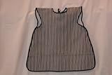 Children's Smock Black/white Stripe - $6.00