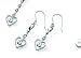 Sterling Silver and Diamond Earrings (Pair)