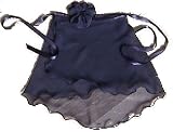 Sheer Black Wrap Ballet Dance Skirt w/matching Hair Scrunchie Adult/ child