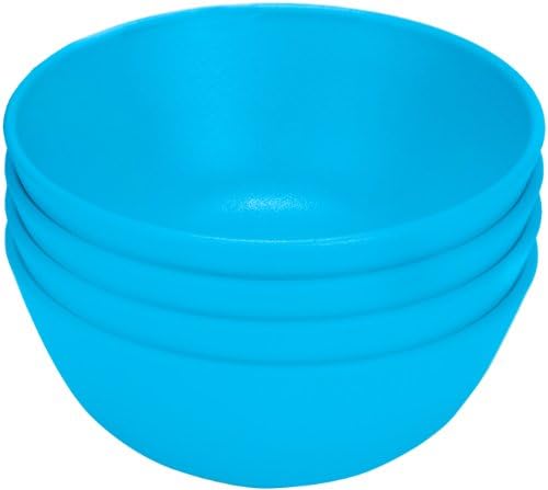 Green Eats 4 Pack Snack Bowl, Blue