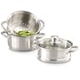 Fagor- Stainless-Steel 2-Quart Double Boiler With Steamer Insert