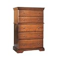 Five-Drawer Chest Heirloom(Medium Brown)