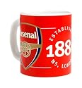 OFFICIAL ARSENAL FC ESTABLISHED "1886" CREST CERAMIC MUG