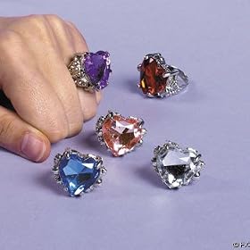 Valentine Jewel Heart Rings