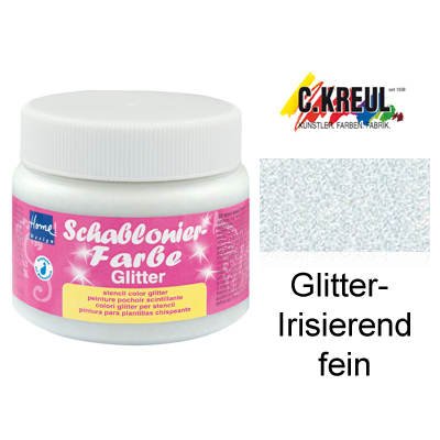 Home Design 74350 - Schablonierfarbe Glitter-Irisierend fein 150 ml Preisvergleich