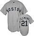 Roger Clemens Majestic Cooperstown Throwback Boston Red Sox Jersey - Medium