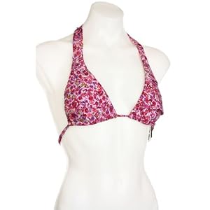 Buy AQUA by Bloomingdale's Ladies Pleated Blossom Bikini Triangle Top