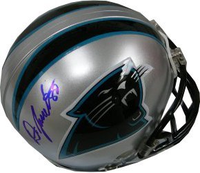 Dwayne Jarrett signed Carolina Panthers Replica Mini Helmet