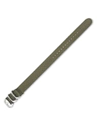 NATO Ballistic Nylon Watchband Olive 20mm Watch band - by deBeer