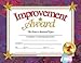 Flipside Products Improvement Award Certificate, Recognition, Award Student Achievement, Incentive, Hayes, Full-Color, 8.5