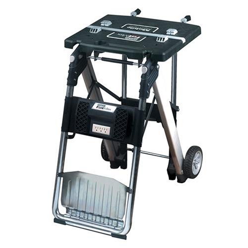 Stanley 93-292 FatMax Mobile Project Center 33-Inch Tall Clamping Work Bench and Hand Truck