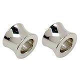 4 Gauge 316L Surgical Steel Concave Flare Hollow Plugs