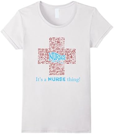 Women's It's A Nurse Thing Red Cross Nursing Medic T-shirt Medium White