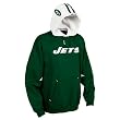 New York Jets NFL "Helmet" Hooded Fleece Pullover (Dark Green)