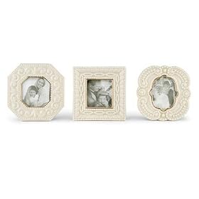 Classic Lenox Beaded Frames S/3