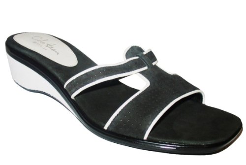 Cole Haan Sandals Cole Haan Air Fae Black Nubuck Slide Sandal Shoe 6.5 US