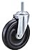 Albion 5" Light-Medium Duty Swivel Stem Caster, 300 lb. Load Rating 32J975-1 Each