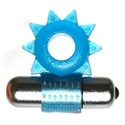 Wireless Vibrating Male Penis Ring Erection Aid Blue