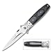 Folding Knife Cross Cut Stiletto