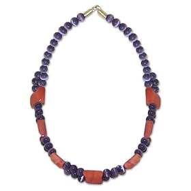 Necklace, 'Adoration of the Day' 14.6" L x 0.4" W
